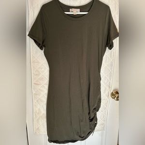 MK dark green tee shirt dress